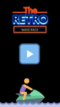 The Retro Wave Race Screen Shot 0