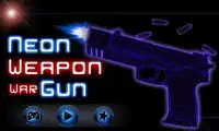 Neon Arma Guerra Pistola Screen Shot 0