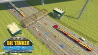 Minyak Tanker Long Trailer Lori Simulator-Jalan K Screen Shot 10