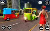 Rickshaw Driving Tuk Tuk Game Screen Shot 3