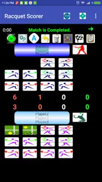 Racquet Game(Tennis,pickleBall ...) Match Scorer Screen Shot 8