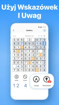 Sudoku - łamigłówka Screen Shot 2