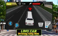 Limo Car Driving City Sim Screen Shot 6