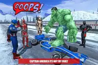 superhero real car racing: juegos de superhéroes Screen Shot 0