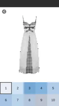 Girls Dresses - Pixel Art Screen Shot 4
