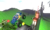 Big Monster Truck Racing 3D Screen Shot 0