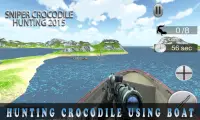 Sniper Crocodile Hunting 2015 Screen Shot 2