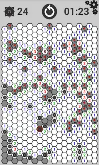 Minesweeper at hexagon Screen Shot 4
