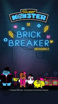 Brick Breaker : du hip hop néon! Boule de monstre Screen Shot 6