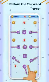 Finger's Escape - Single-touch Game Screen Shot 4