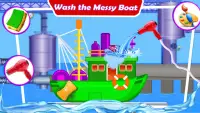 Mencuci kapal & memperbaikinya: Permainan mekanik Screen Shot 1