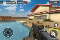 काउंटर आतंकवादी शूटिंग खेल - गन शूटर Screen Shot 0