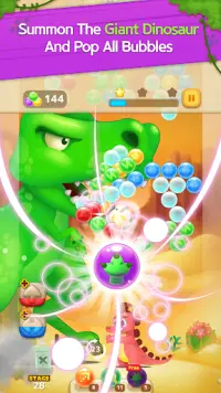 Bubble Shooter: Dino Friends Screen Shot 1