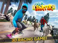 Farm Skater Boy - Skating Game Screen Shot 3