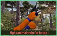 Subway Hero Goku Jungle Survivor rush Screen Shot 2