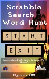 Scrabble Search - Word Hunt Screen Shot 0