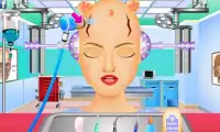 髪とヘッド医師の無料ゲーム Screen Shot 2