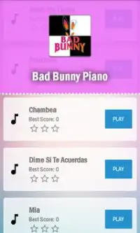 Bad Bunny Piano Screen Shot 3