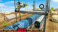 Crazy Bike Train Stunts Tricky Master Screen Shot 10