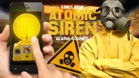 Simulador de som de alarme de sirene atômica Screen Shot 0