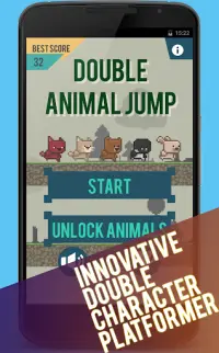 Double Animal Jump Screen Shot 0