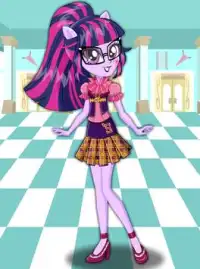 School Style MLPEG Dress Up Screen Shot 0