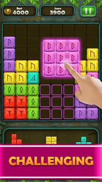 Blok Düşen Bulmaca: Renkli Blok Jigsaw Oyun Screen Shot 3