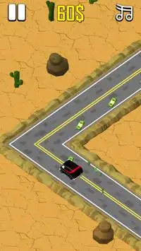 Driving Car ZigZag Screen Shot 1