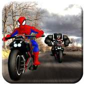 Superhero Bike Rider Crazy Stunt Tricky