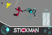 Stickman Red And Blue Screen Shot 1