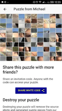 PuzzleGram - Photo Puzzle App Picture Puzzle Game Screen Shot 4