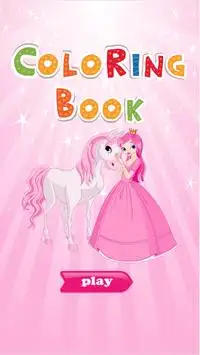 Princess Pony Coloring Book Screen Shot 1