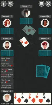 Yaniv Card Game Screen Shot 1