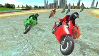 Moto Bike Highway Racer 3D Racing Game Screen Shot 2
