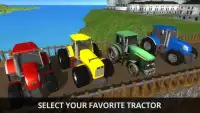 Pesado Tractor Halar 3d : Coche Remolque Screen Shot 4