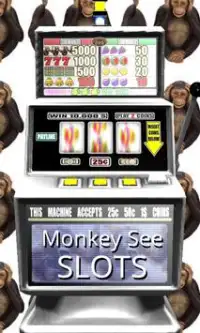 3D Monkey See Slots - Free Screen Shot 0