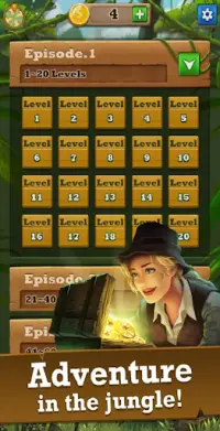 Jungle Gem Blast Magic Puzzle Game Screen Shot 10