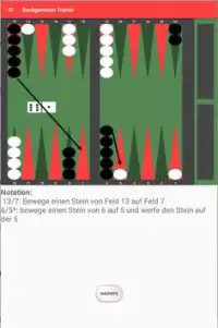 Backgammon Trainer gratis! Screen Shot 10