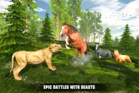 Jungle Horse Family Simulator: Fun Horse Games Screen Shot 7