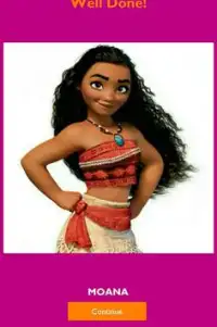 Disney Princess Moana Quiz Game Screen Shot 2