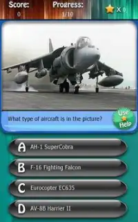 Aircrafts and Planes Quiz HD Screen Shot 1