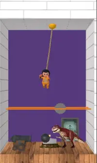 Rope cut rescue game Screen Shot 4