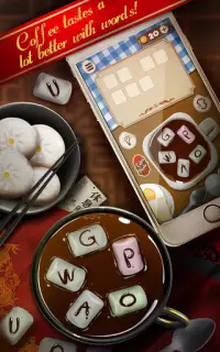 Spell Cafe Hot Chef Serving - Letterbox Puzzles Screen Shot 2