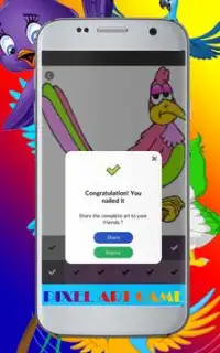 Bird Draw Color By Number Pixel Art 2018 Screen Shot 3