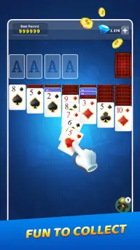 Solitaire Wonder - Go And Collect Cards Screen Shot 1