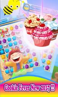 Cookie Fever Match-3 2017 New! Screen Shot 2