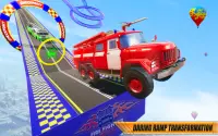 消防車レーシングスタントゲーム Screen Shot 10
