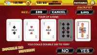 Video poker-casino poker Screen Shot 2