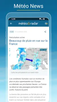 Météo & Radar - pluie et vent Screen Shot 7