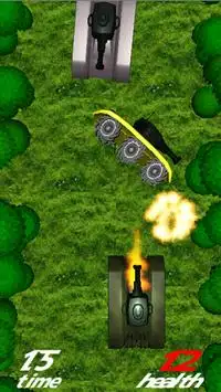 Crazy Clash Tanks 3D Free Game Screen Shot 1